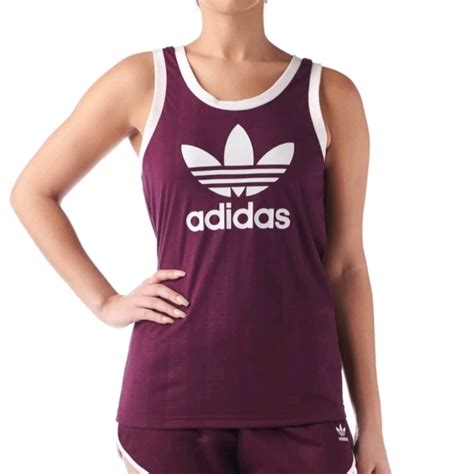 Adidas Originals Tops Adidas Originals Womens Trefoil Track Tank