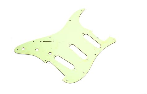 Guitarslinger Products Aged Pickguard Sc Mint Green Thick Mid