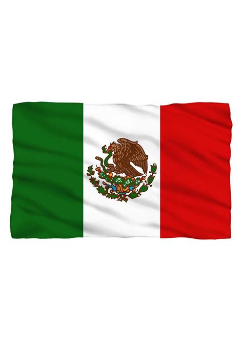 Lightweight Fleece Blanket Mexico Flag