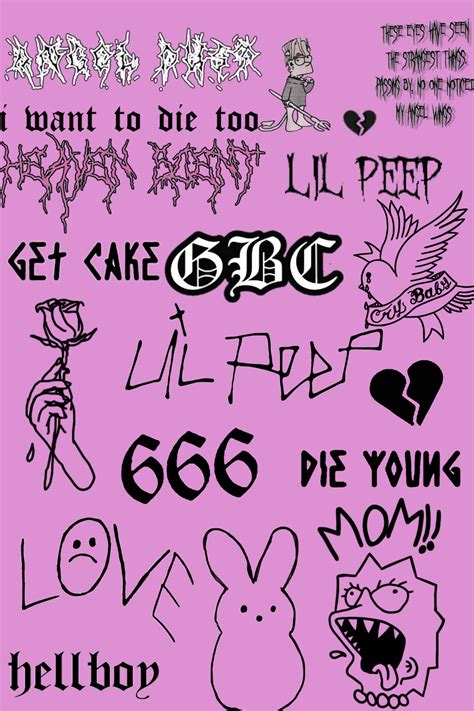 lil peep tattoo ideas 10