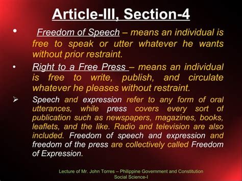 Bill Of Rights Lecture 3 Ppt