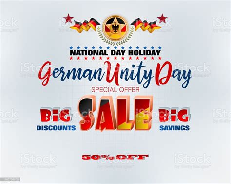 German National Day Holiday Sales And Commercial Events Stock ...