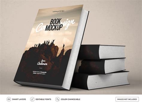 Premium Psd Realistic Hardcover Book Mockup Design