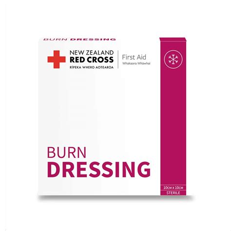 Red Cross Hydrogel Burn Relief Dressing 10cm X 10cm