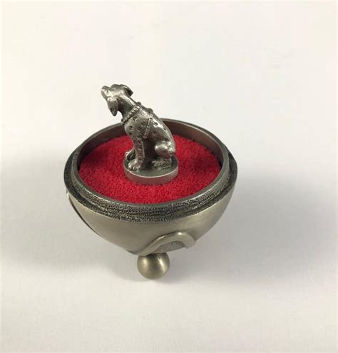 Vintage Anheuser Busch Pewter Egg Budweiser Dog Limited Edition 1 Of