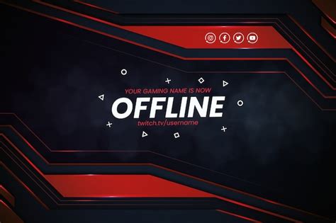 Free Vector | Modern Twitch Banner Template