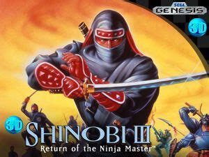 3D Shinobi III Return Of The Ninja Master EShop Videojuego Nintendo