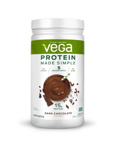 Vega Protein Made Simple Dark Chocolate Protein Powder 36 3 Oz Ralphs