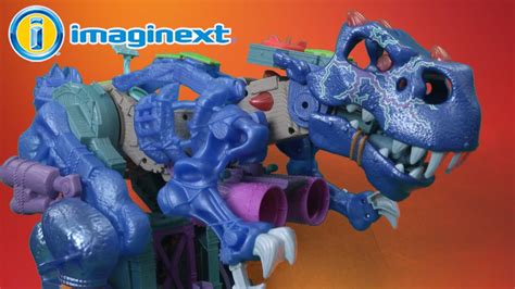 Imaginext Ultra T Rex Ice Dino From Fisher Price Youtube