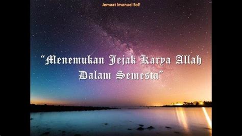 Renungan Harian Kristen Minggu 12 November 2023 Jejak Karya Allah Pada