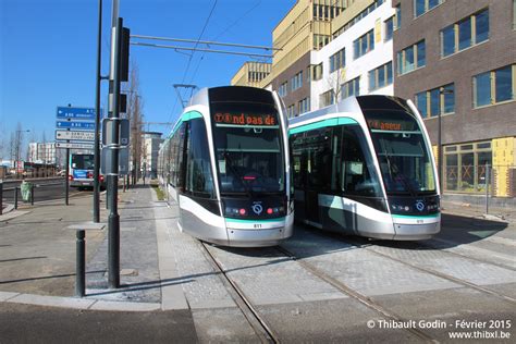 Trams Et Sur La Ligne T Ratp Saint Denis Photos De Trams