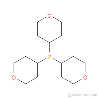 Tris Tetrahydro 4H Pyran 4 Yl Phosphine Structure C15H27O3P Over