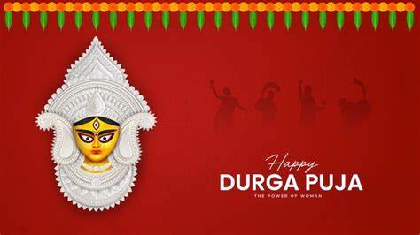 Premium Vector Goddess Maa Durga Face In Happy Durga Puja Dussehra