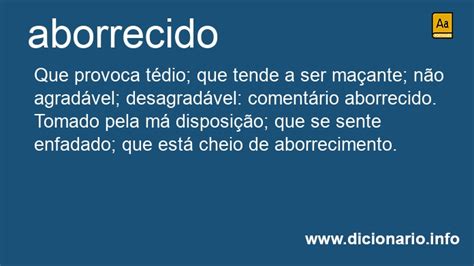 O Que Significa Aborrecida - Significado de Aborrecido