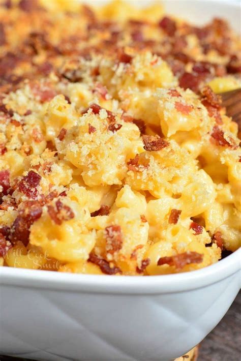 Baked Mac And Cheese Is Perfectly Cheesy Creamy And Gooey Topped With