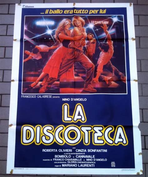 La Discoteca Manifesto Poster Nino D Angelo Roberta Olivieri Musical