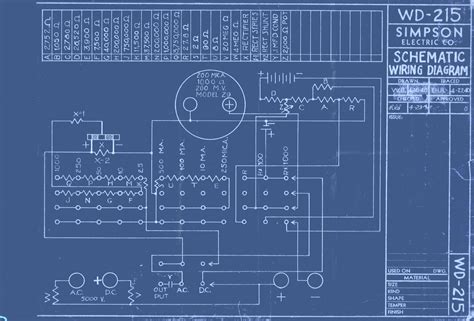 SIMPSON 215 ANALOG MULTIMETER - SCHEMATIC SCH Service Manual download ...