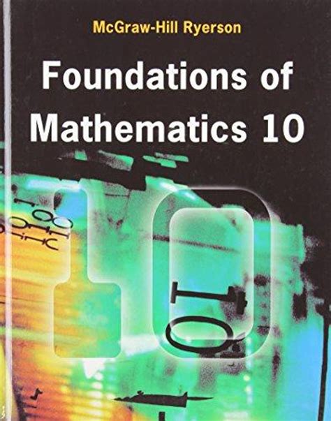 Foundations Of Mathematics Grade 10 Nelson