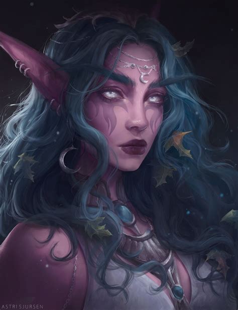 Illustration De Astri Lohne Warcraft Art World Of Warcraft Lohne