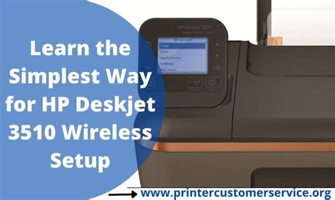 Learn The Simplest Way For Hp Deskjet 3510 Wireless Setup Wireless Wireless Printer Wireless