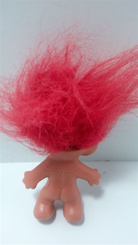 Uneeda Wishnik Red Hair Troll Doll 3 Pulgadas Vintage Etsy