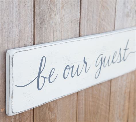 Be Our Guest Rustic Wood Sign Guest Room Sign Rustic