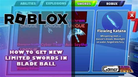 How To Get New Limited Swords In Blade Ball - GamerHour