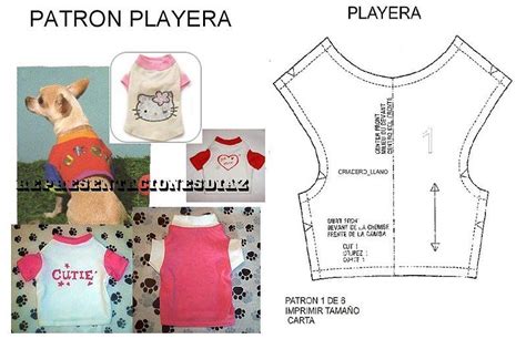 Patrones O Moldes Para Confeccionar Ropa Para Mascotas En Ropa Para