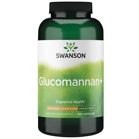 Swanson Best Weight Control Formulas Glucomannan Konjac Root 300 Caps Swanson®