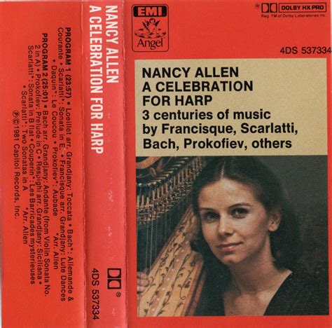 Nancy Allen A Celebration For Harp 1981 Dolby Cassette Discogs