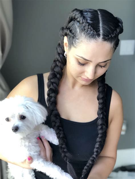 New protective braided looks will update hairstyles for latina hair 14