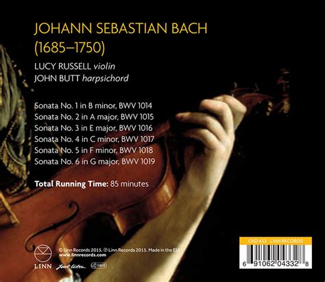 Club CD BACH Sonatas For Violin And Harpsichord