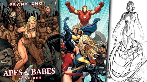 Frank Cho Apes And Babes Book Preview Youtube