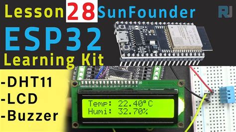 Arduino Tutorial 28 DHT11 Temperature Sensor With LCD SunFounder S