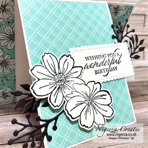 Nigezza Creates Ink Stamp Share February Blog Hop Card Sketch