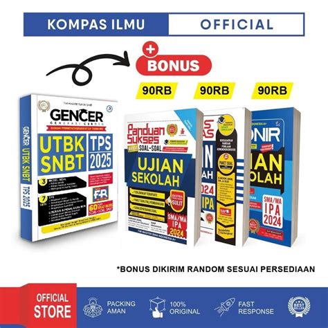 Jual Buku Utbk Snbt Terbaru Gencer Utbk Snbt Tps Sesuai Fr