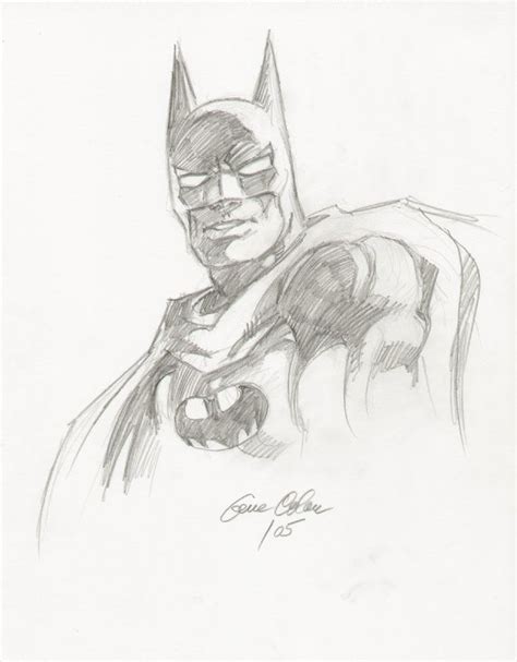 Gene Colan Batman Hs In Randy Wade S Sketches And Drawings Comic Art