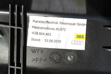 AUDI A6 KOMBI BOCZEK 4G9863879 4G9863880 PAS 4G9864483 DYWAN 4G986529A