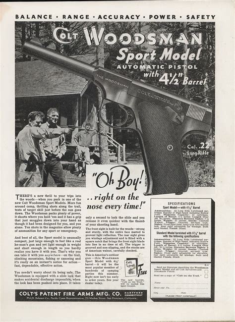 Classic Colt Ads From 1934 American Rifleman | Colt Forum