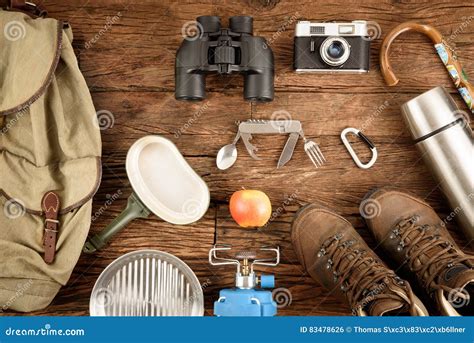 Hiking equipment stock photo. Image of gear, backgrounds - 83478626