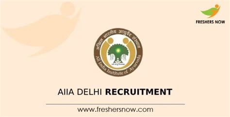 AIIA Delhi Recruitment 2024 Notification For 140 Posts