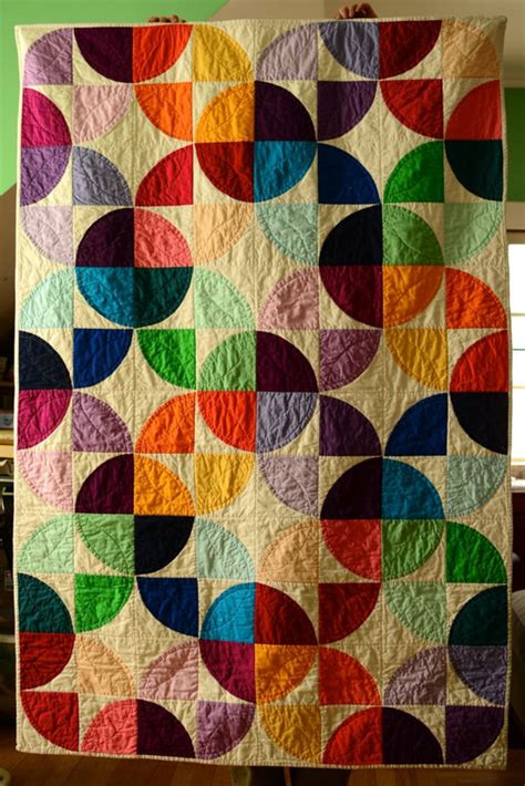 Modern Drunkards Path Quilt PDF PATTERN - Etsy