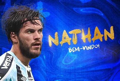 Chegada do meia Nathan é oficializada pelo Grêmio