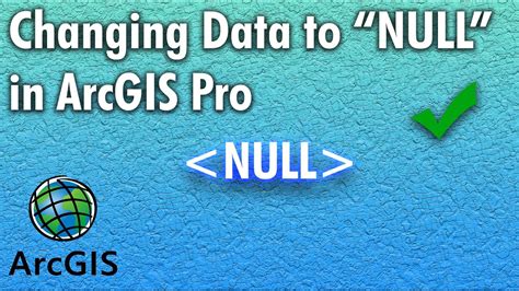 How To Create NULL Values In ArcGIS Pro Geodatabase Feature Class