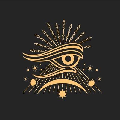 Amuleto Ojo De Horus Signo Esot Rico Oculto De Brujer A