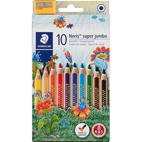 Staedtler Super Jumbo farveblyanter 10 pak Køb på Bilka dk