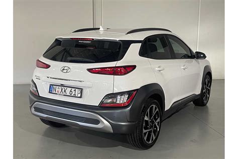 SOLD 2021 Hyundai Kona Highlander In White Used SUV Orange NSW