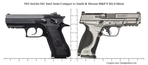 IWI Jericho 941 Steel Semi Compact Vs Smith Wesson M P 9 M2 0 Metal