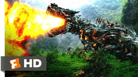 Transformers Age Of Extinction 7 10 Movie Clip Dinobots Join The