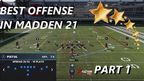 Madden 21 Pistol Spread Offensive Scheme Breakdown Part 1 Youtube